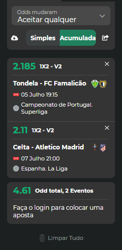 Aposta esportiva online: Aposta múltipla