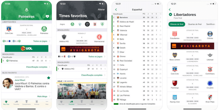 Meus resultados e flashscore para ver estatisticas de jogos